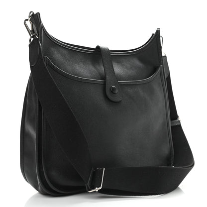 Hermes Soft Epsom Evelyne III GM Black 3 of 9