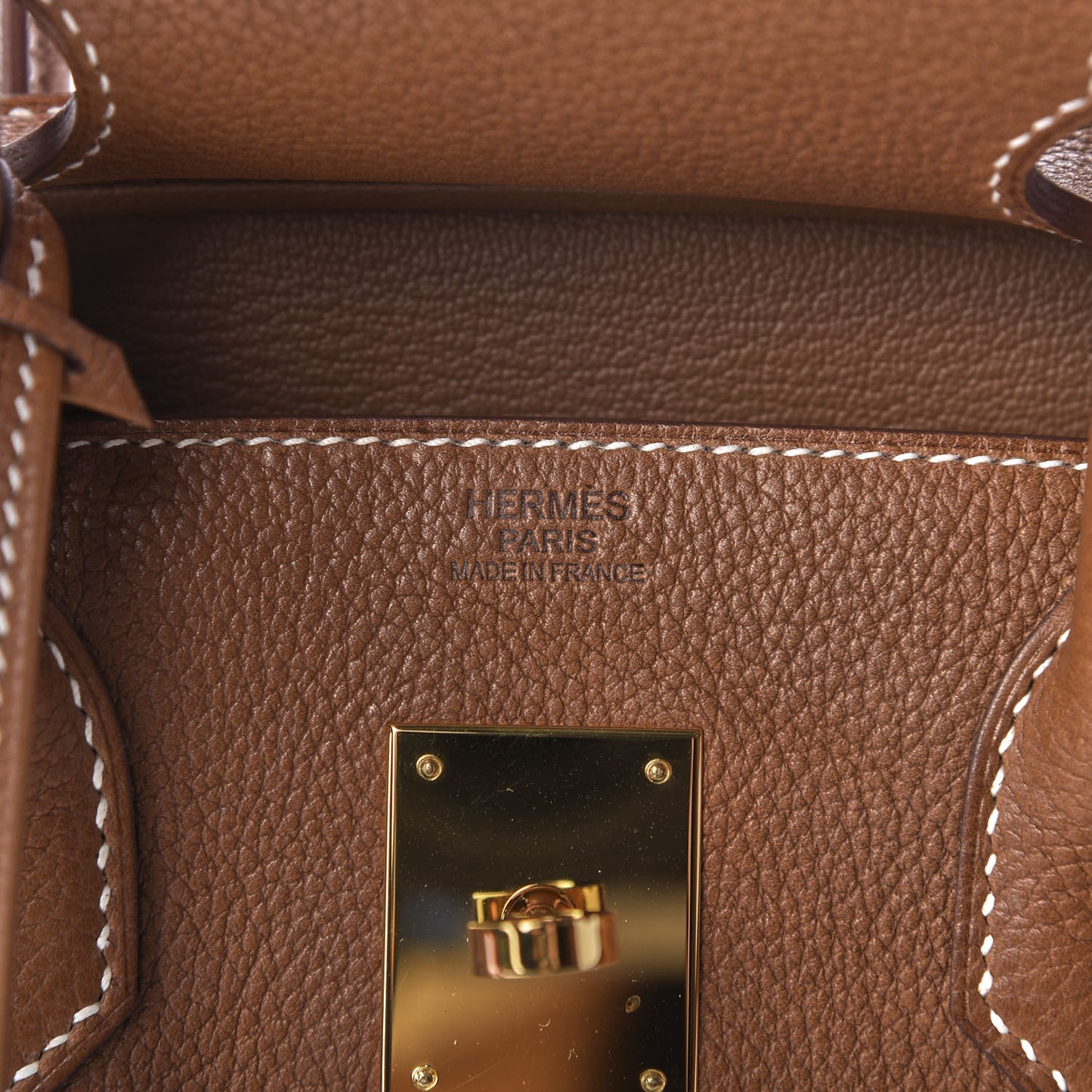 Natural Barenia Faubourg Birkin 30 Fauve