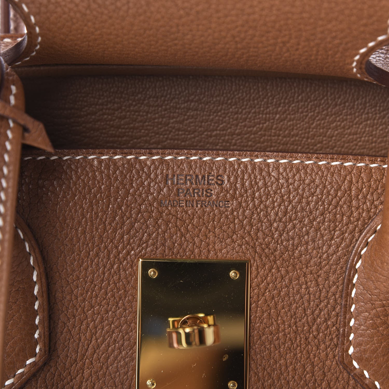 Hermes Natural Barenia Faubourg Birkin 30 Fauve 8 of 10