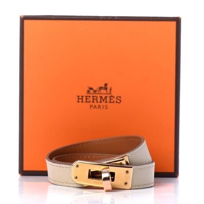 Hermes Swift Kelly Double Tour Bracelet S Craie 6 of 6