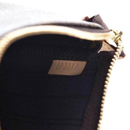 Louis Vuitton Monogram My LV Heritage Mini Pochette Accessories Black Blue Marine 7 of 8