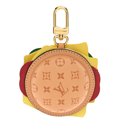 Louis Vuitton Monogram Calfskin Burger Pouch Bag Charm 1 of 5