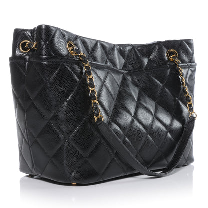 Chanel Caviar CC Timeless Tote Black 3 of 8