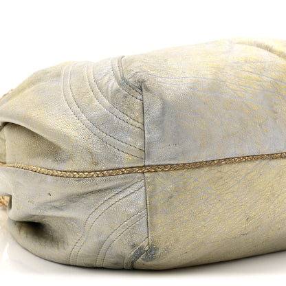 Fendi Nappa Nuvolata Bimetal Spy Oro Argento 9 of 10