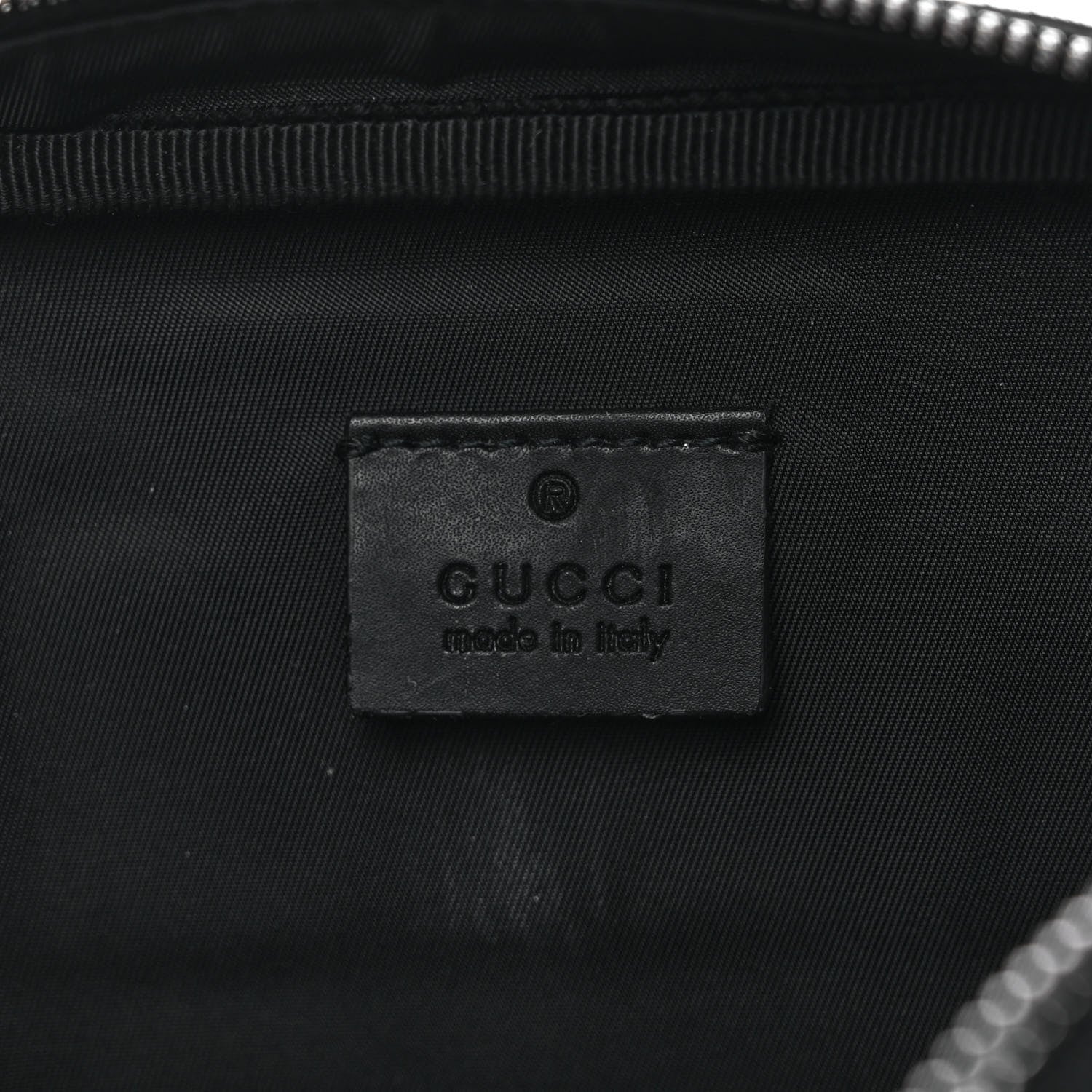 Gucci GG Supreme Monogram Web Belt Bag Black 6 of 9