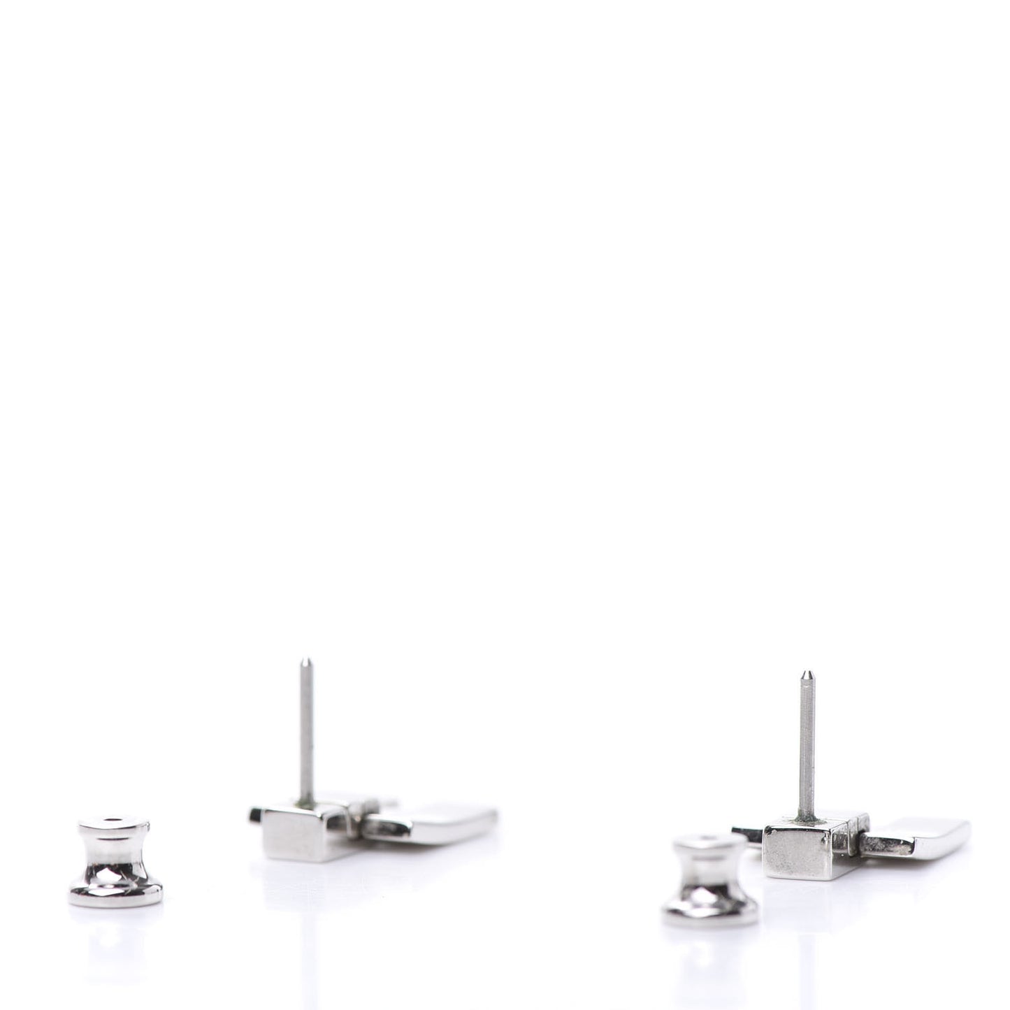 Palladium Lacquer Eileen Earrings Black