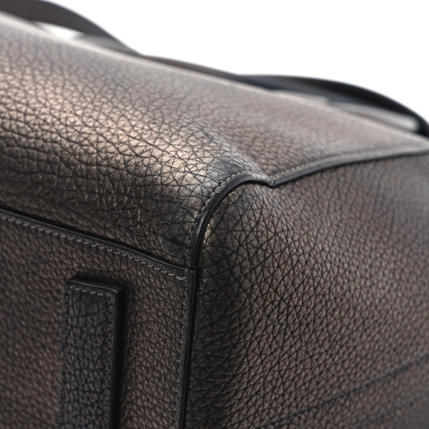 Metallic Sugar Goatskin Medium Antigona Gunmetal
