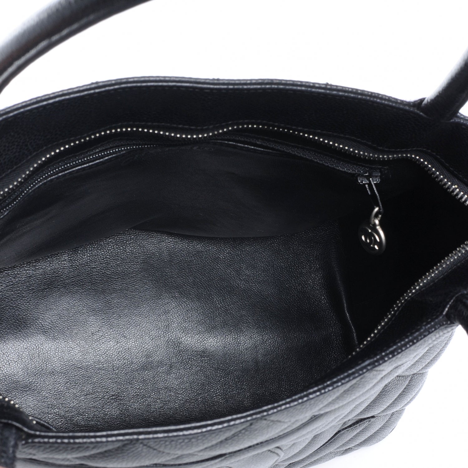 Chanel Caviar Medallion Tote Black 5 of 7