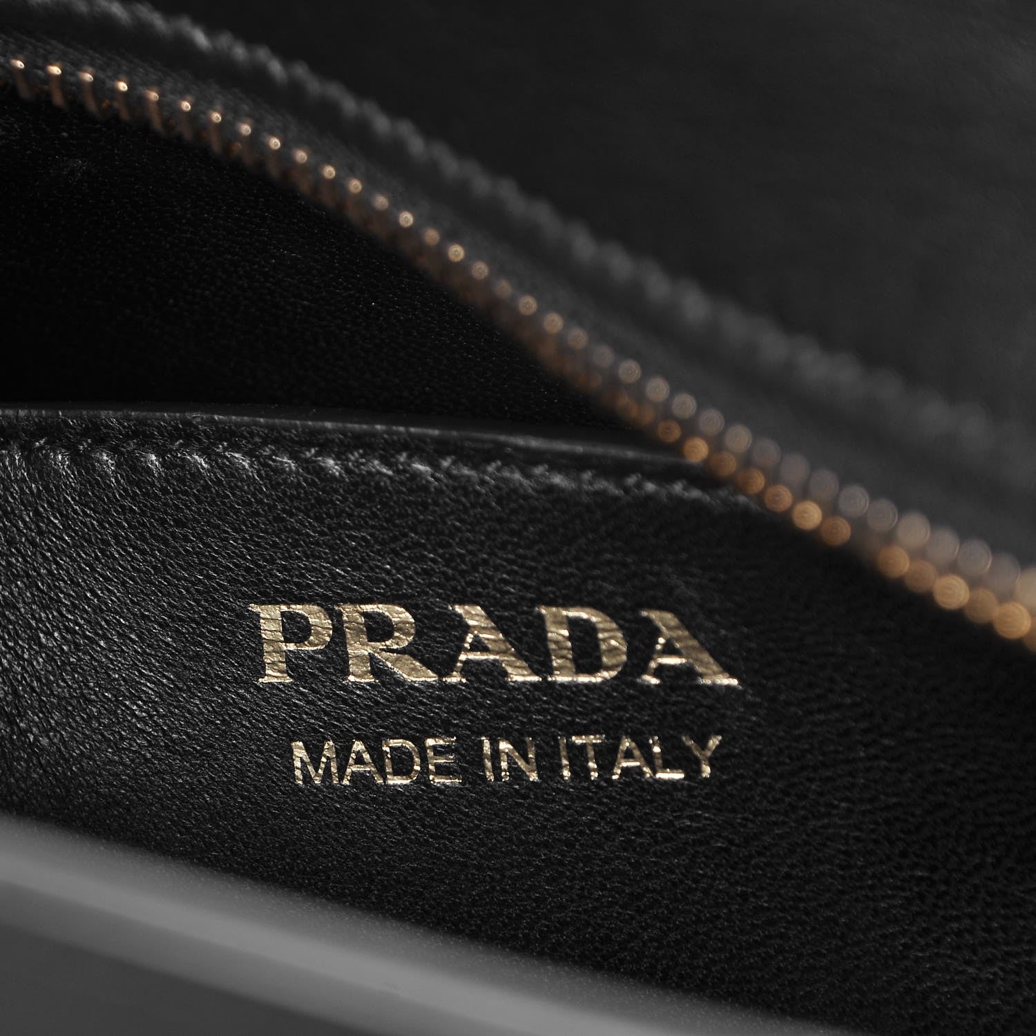Prada Saffiano City Calf Esplanade Crossbody Bag Black 7 of 9