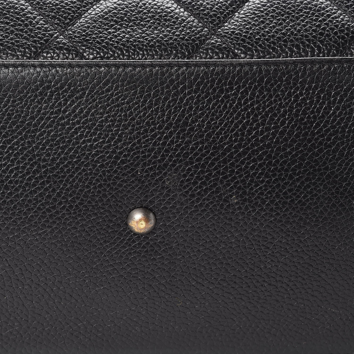 Chanel Caviar Patent Quilted Large Bowler Black 12 of 17