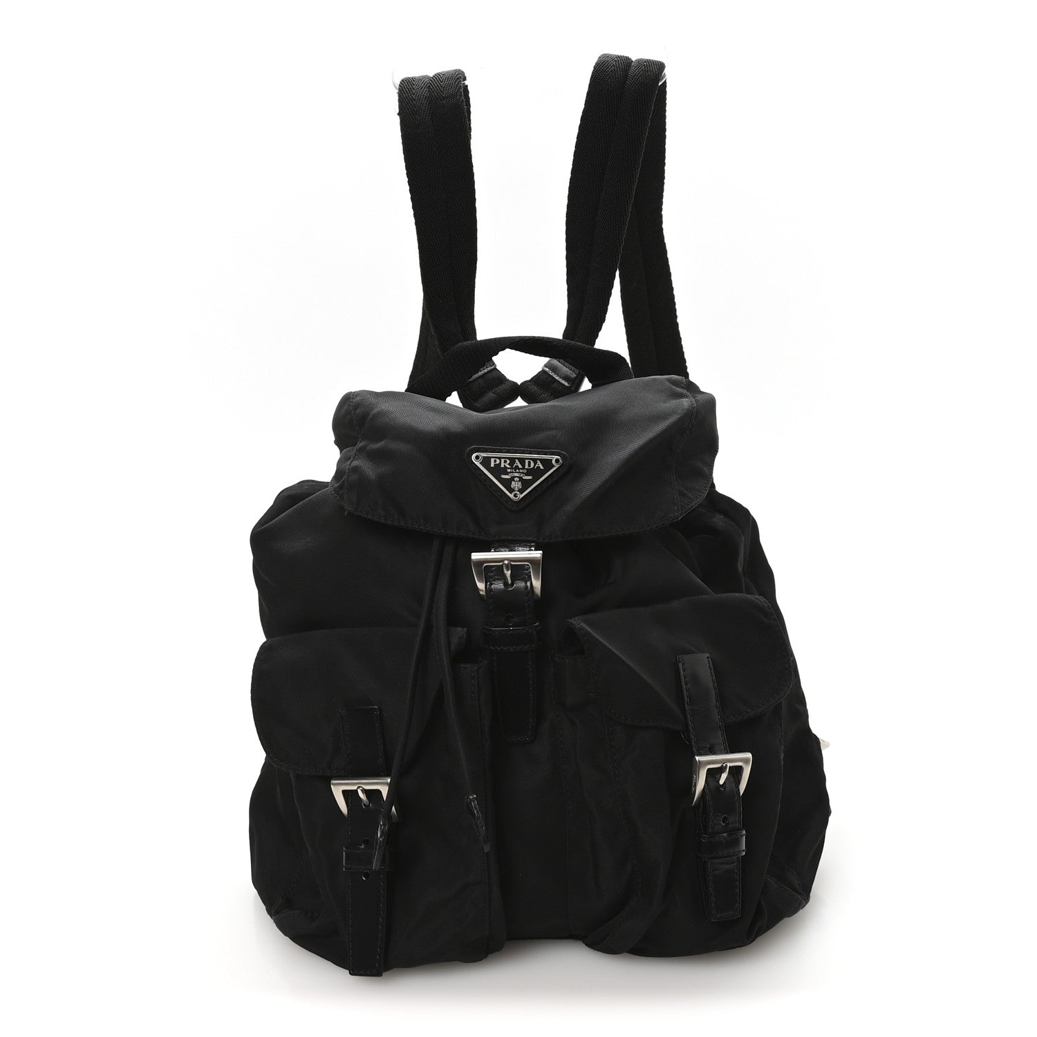 Prada Tessuto Nylon Vela Small Backpack Black 1 of 10