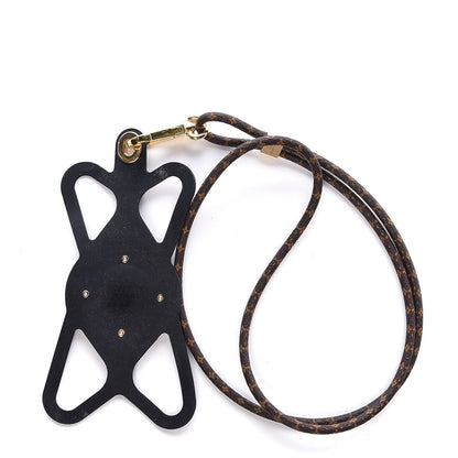 Louis Vuitton Monogram Silicone Louise Phone Holder Black 3 of 5