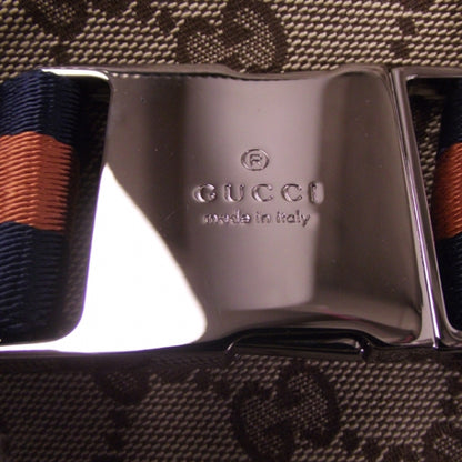 Gucci GG Monogram Web Double Pocket Belt Bag Blue 10 of 10