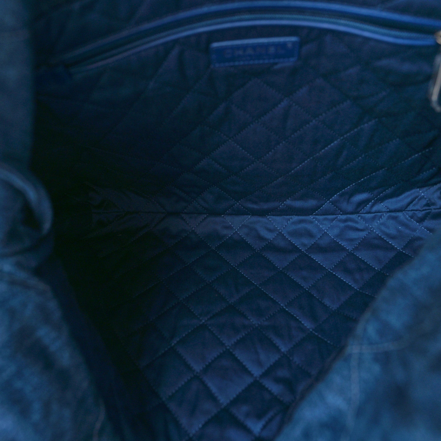 Chanel Denim Patchwork Quilted Chanel 22 Blue 6 of 11