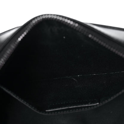Saint Laurent Calfskin Matelasse Monogram Lou Camera Bag Black 17 of 18