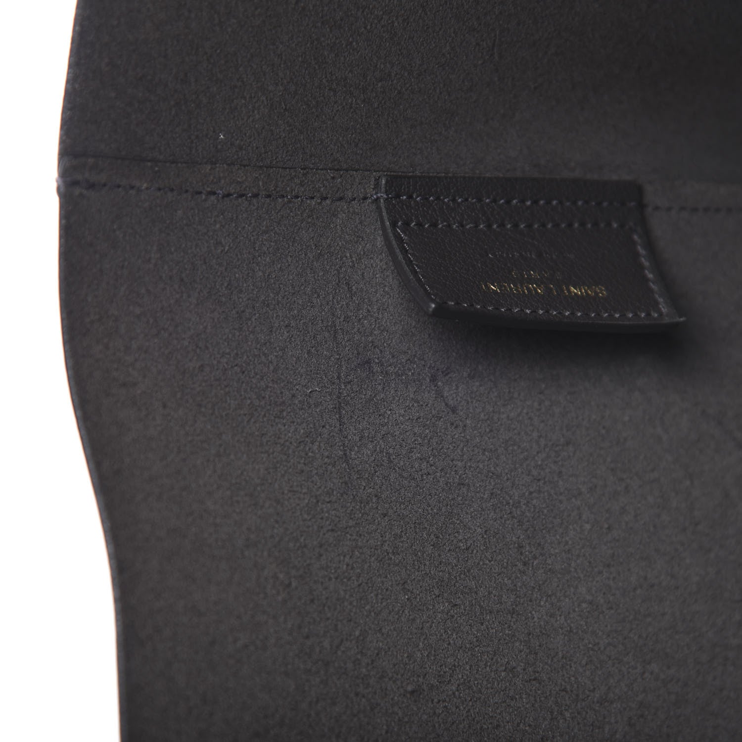 Saint Laurent Calfskin Large Shopping Tote Dark Grey 17 of 18