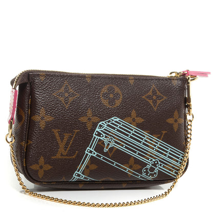 Louis Vuitton Monogram 2014 Christmas Animation Mini Pochette Accessories 3 of 8