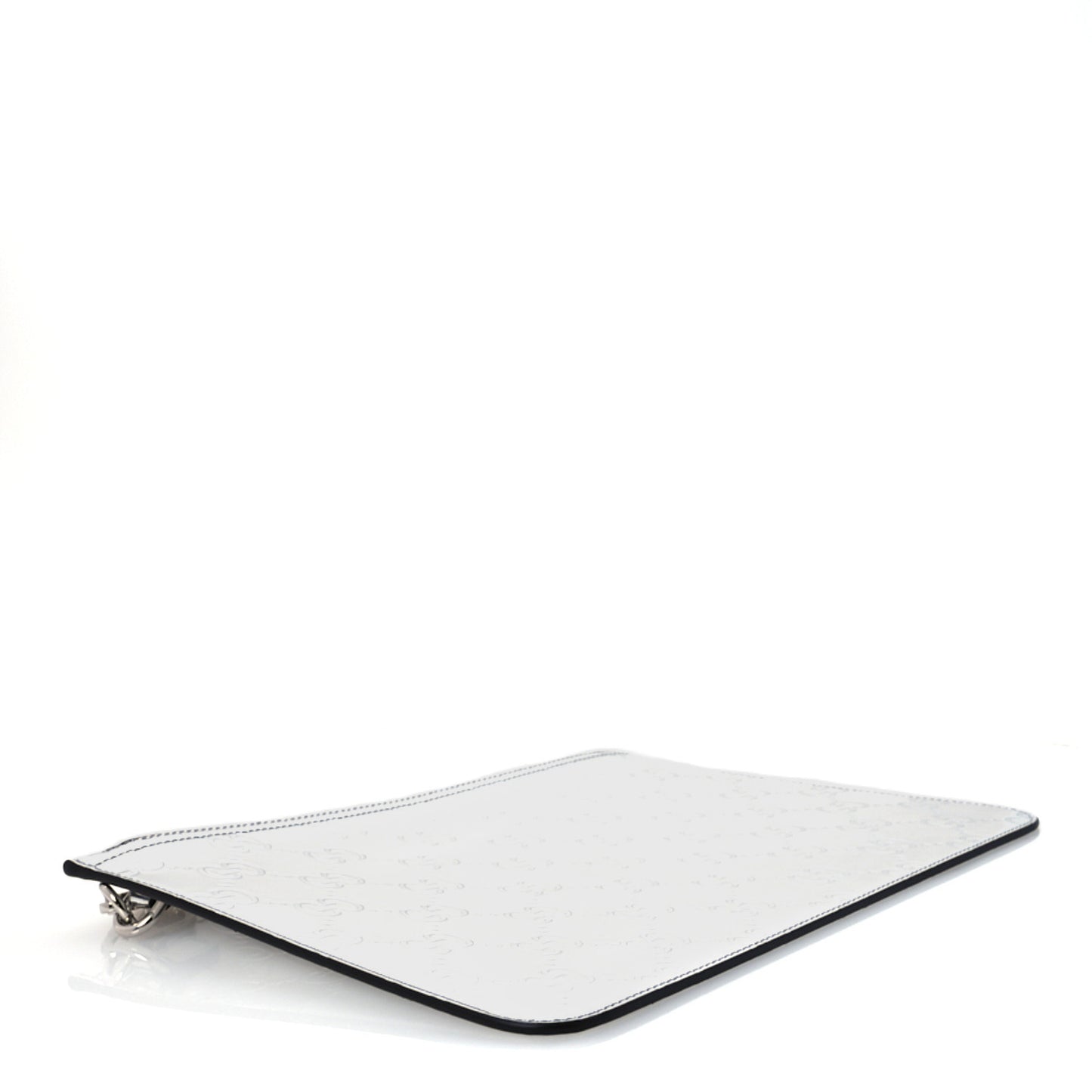 Guccissima Mirror Effect GG Pouch Silver