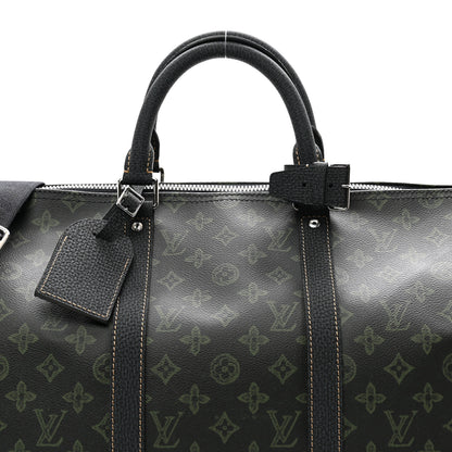 Louis Vuitton Monogram LV Record Keepall Bandouliere 50 Dark Green 6 of 8
