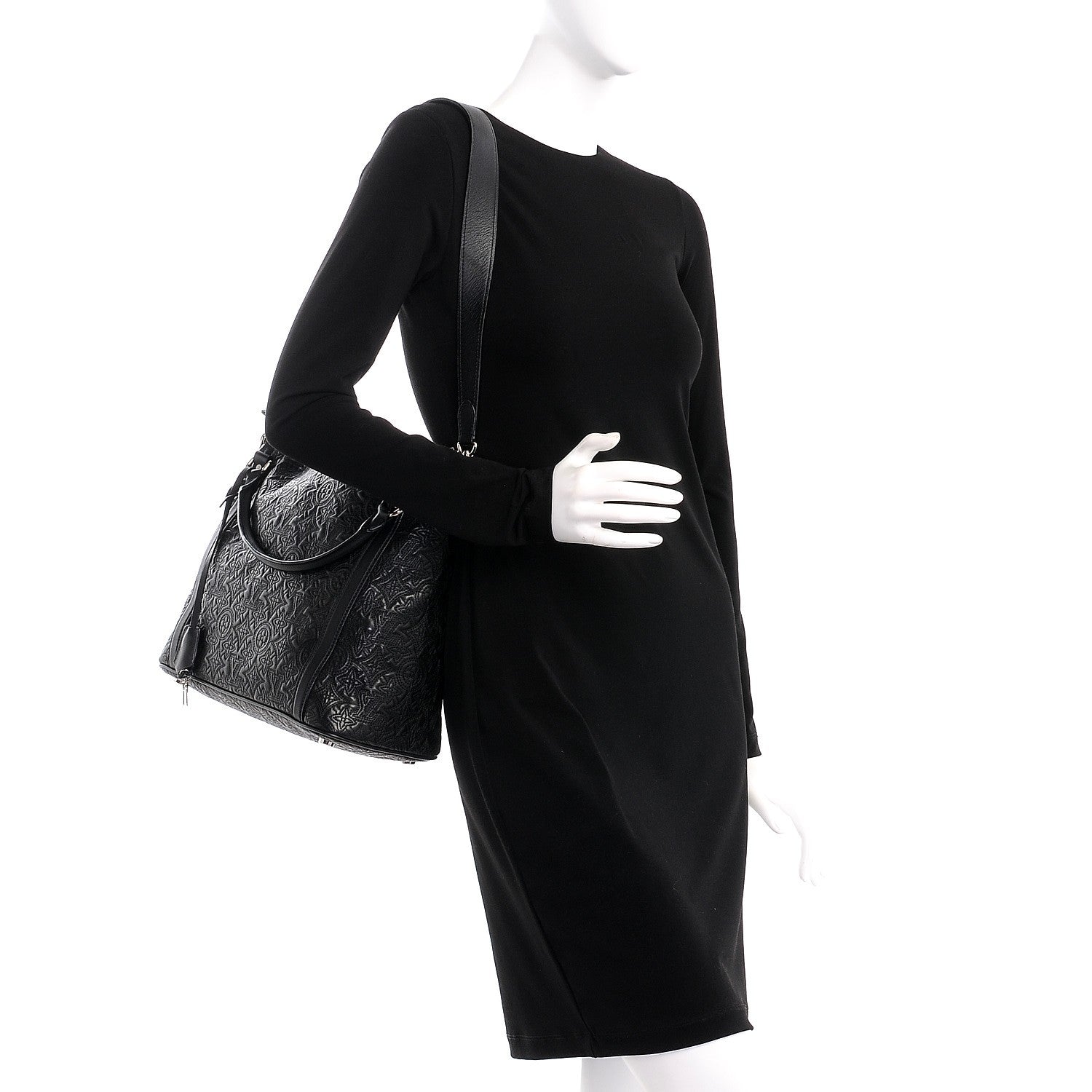 Louis Vuitton Monogram Lambskin Antheia Ixia PM Black 2 of 10