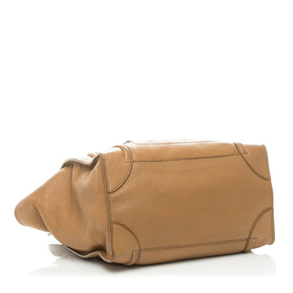 Celine Pebbled Calfskin Mini Luggage Camel 4 of 8