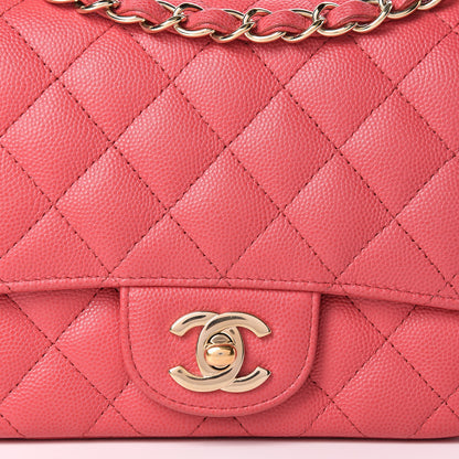 Chanel Caviar Quilted Mini Square Flap Dark Pink 10 of 13