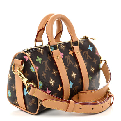 Louis Vuitton Monogram Craggy Keepall Bandouliere 25 Chocolate 3 of 10
