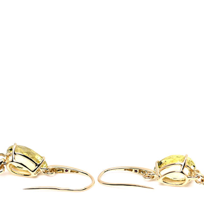 Roberto Coin 18K Yellow Gold Amethyst Citrine Prasiolite Drop Earrings 3 of 4