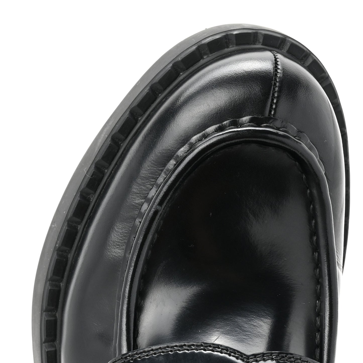 Vernice Triangle 50mm Loafers 40 Black