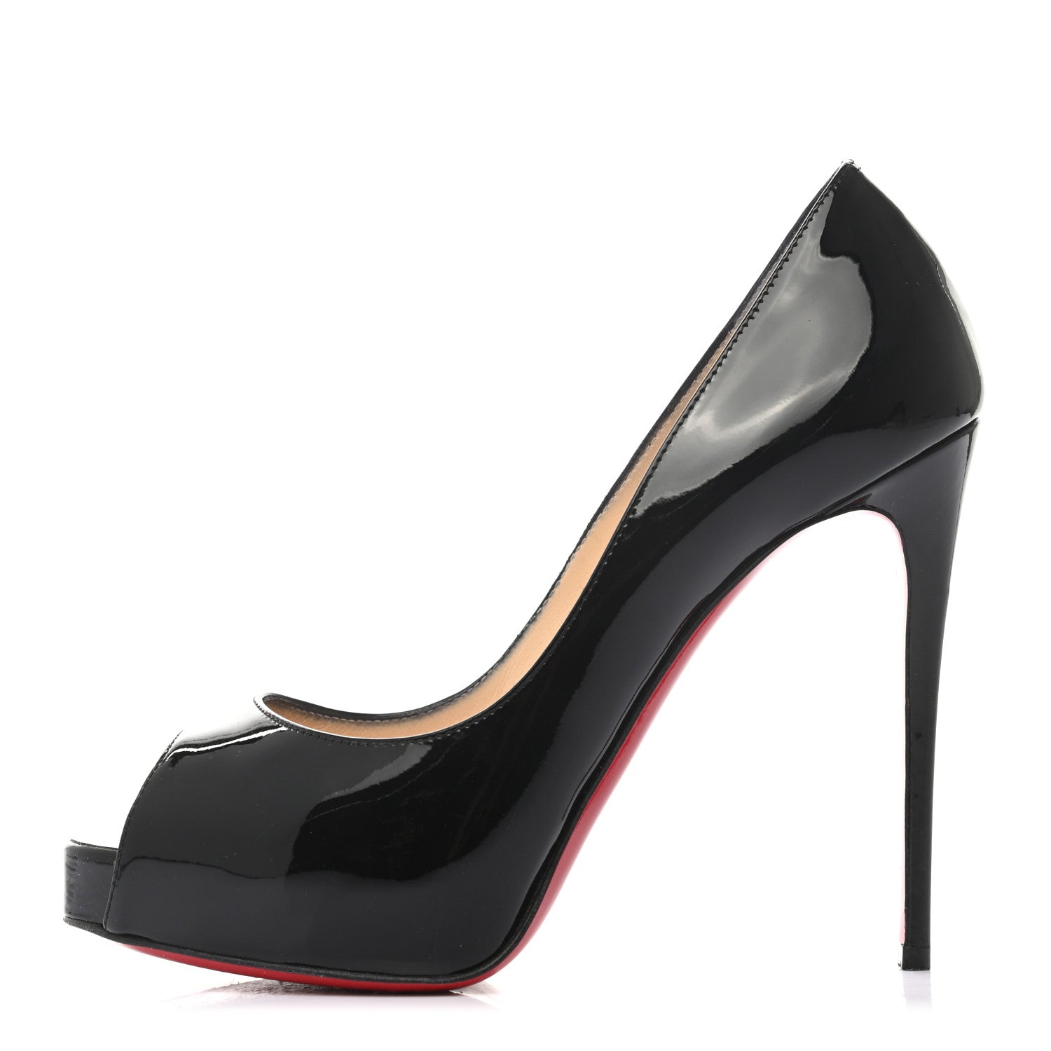 Christian Louboutin Patent New Very Prive 120 Pumps 36 Black 1 of 8