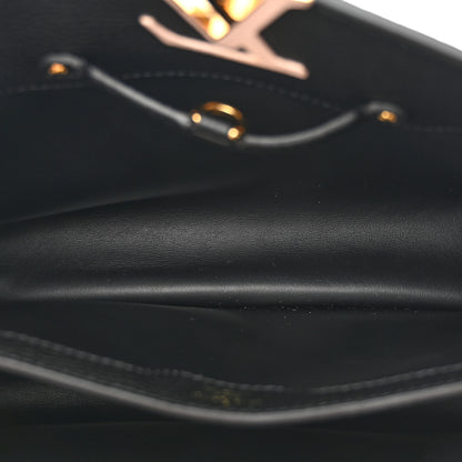 Louis Vuitton Taurillon Capucines MM Black Arizona Beige Ruby Red 5 of 11
