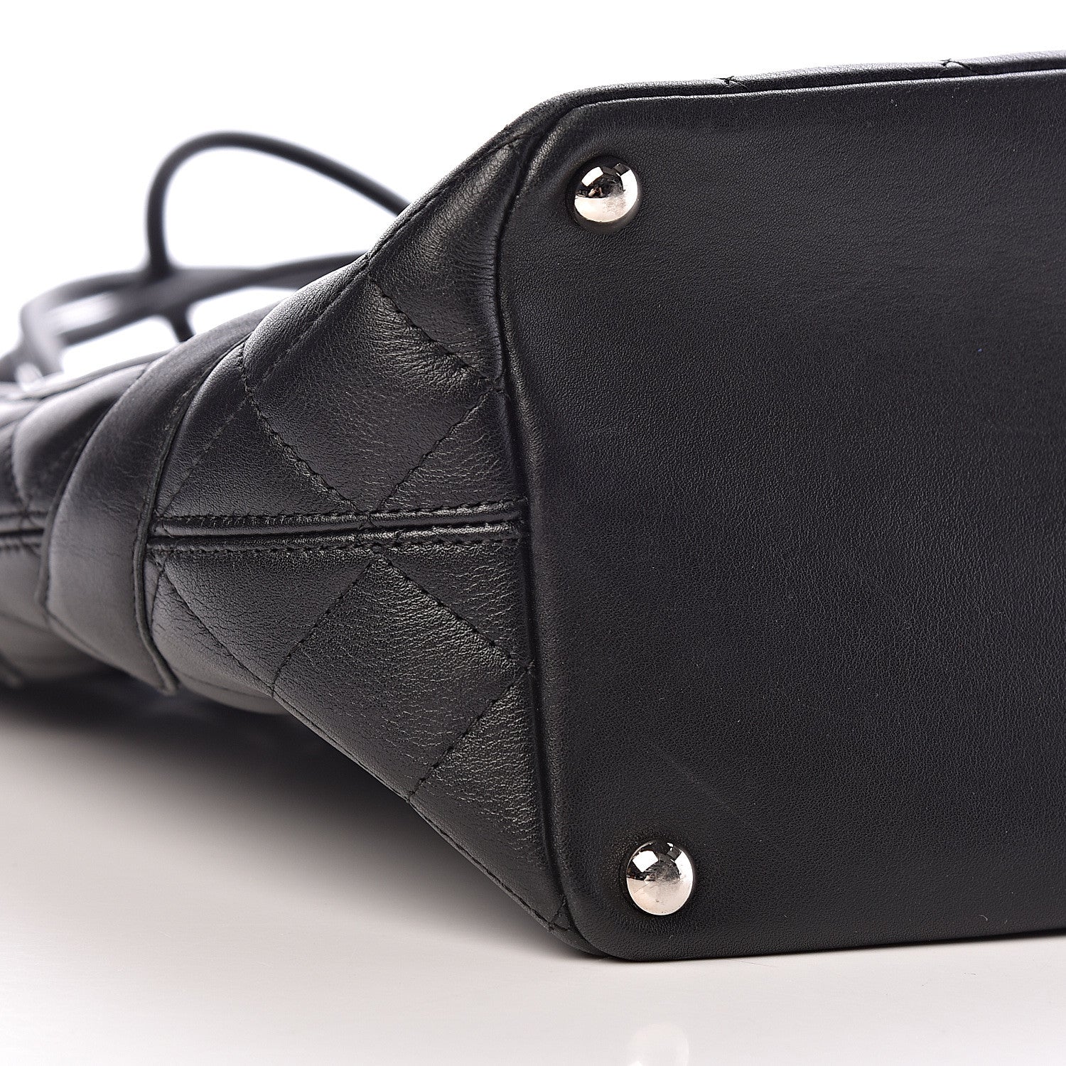 Chanel Calfskin Quilted Medium Cambon Tote Black 8 of 14