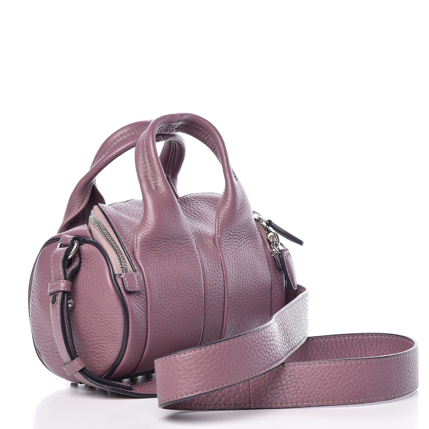 Alexander Wang Pebbled Lambskin Mini Rockie Mauve 3 of 10