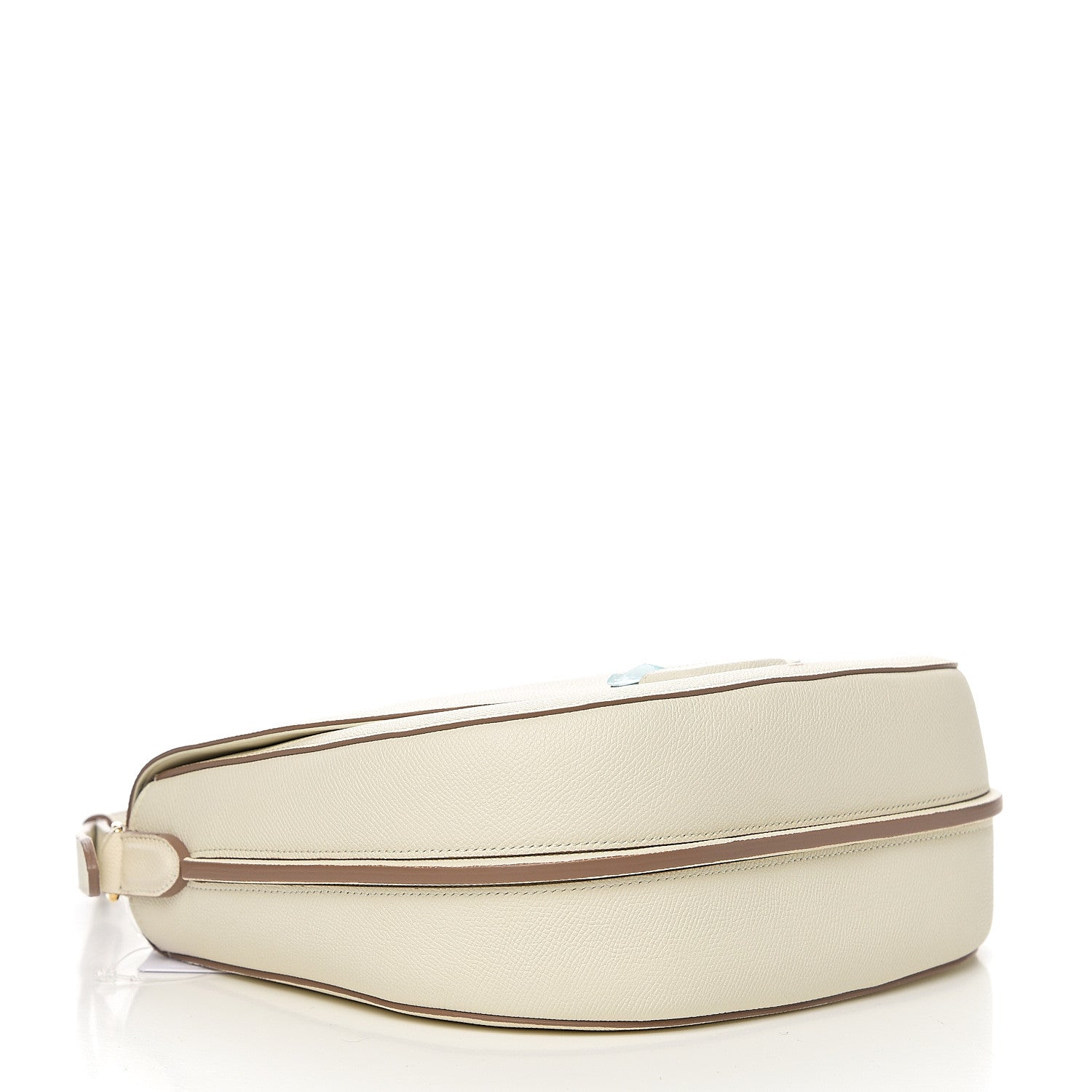 Celine Grained Calfskin Medium Trotteur White 3 of 9