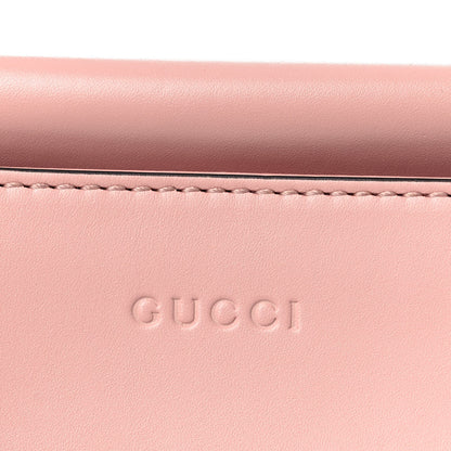 Gucci Nappa Bamboo Web Mini Nymphaea Top Handle Bag Perfect Pink Mystic White 12 of 12