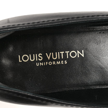 Louis Vuitton Calfskin Uniformes Ballet Flats 38.5 Black 8 of 9