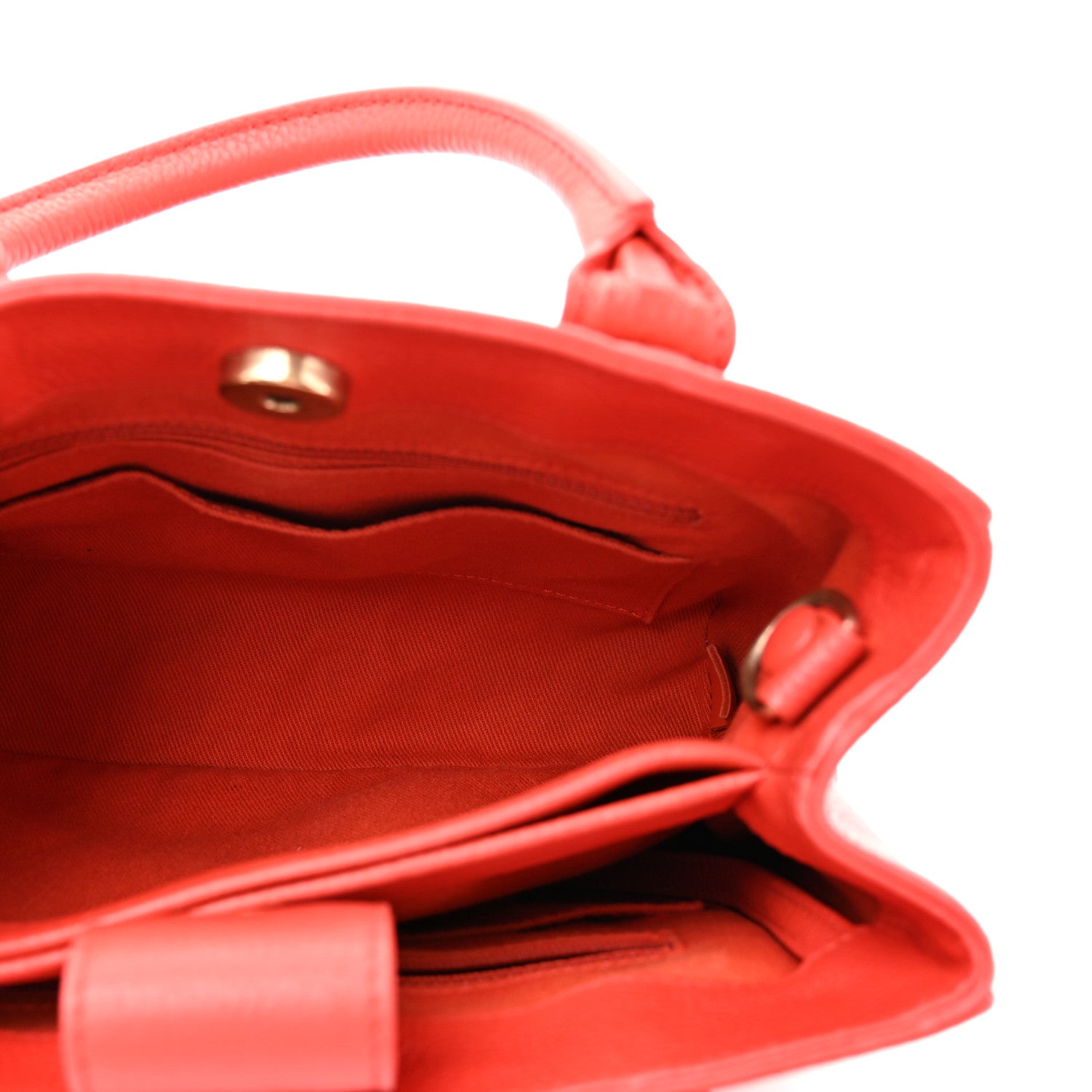 Chanel Grained Calfskin Mini Neo Executive Shopper Tote Red 5 of 15
