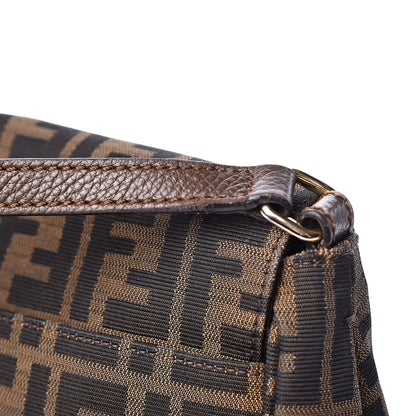 Fendi Zucca Vitello Artic Messenger Bag Tobacco Castagna 16 of 18