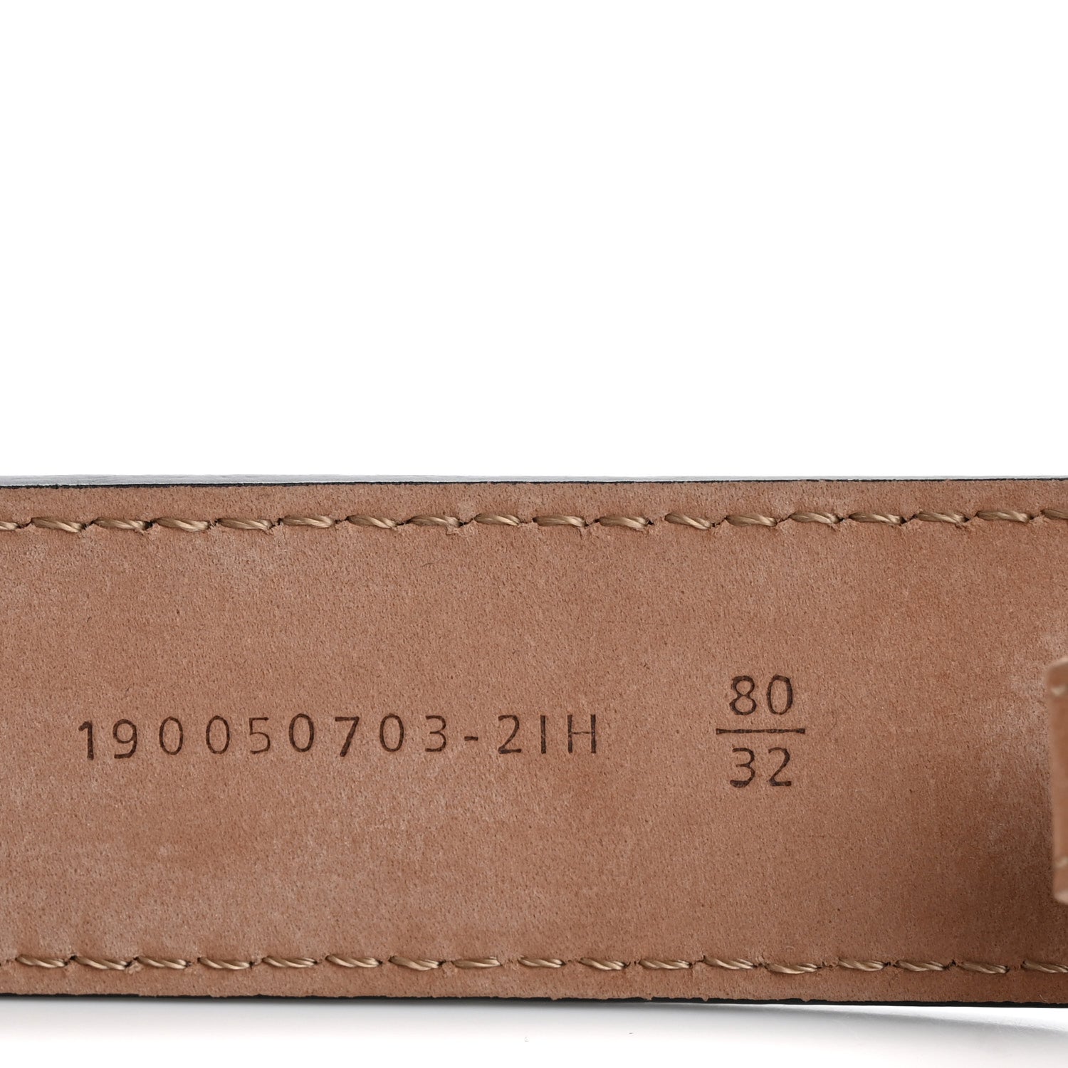 Fendi Calfskin Baguette Belt 80 32 Black 6 of 8