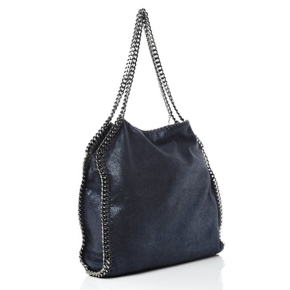 Stella McCartney Shaggy Deer Small Falabella Tote Lapis Navy 3 of 12