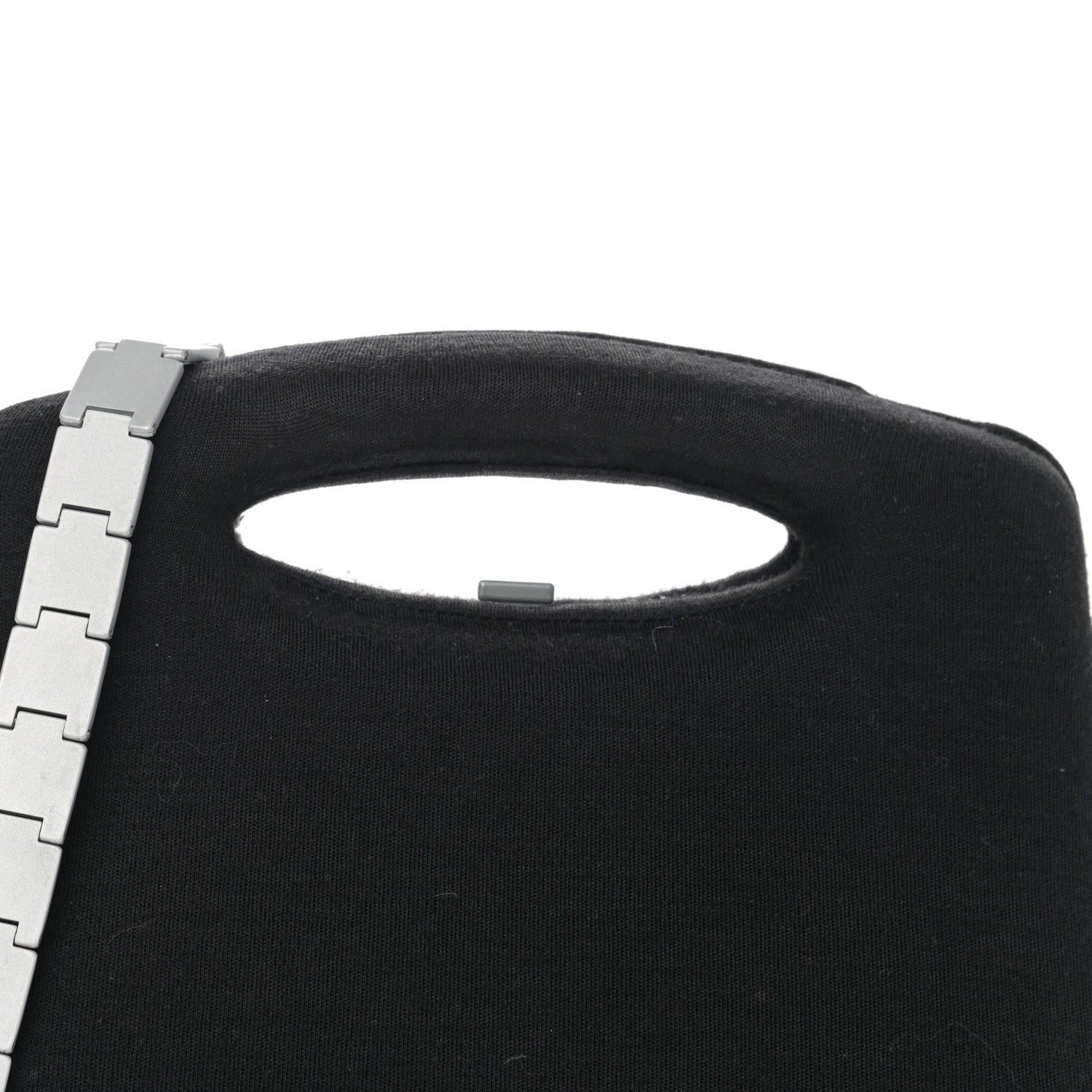 Chanel Jersey Millennium 2005 Hard Case Crossbody Bag Black 9 of 12