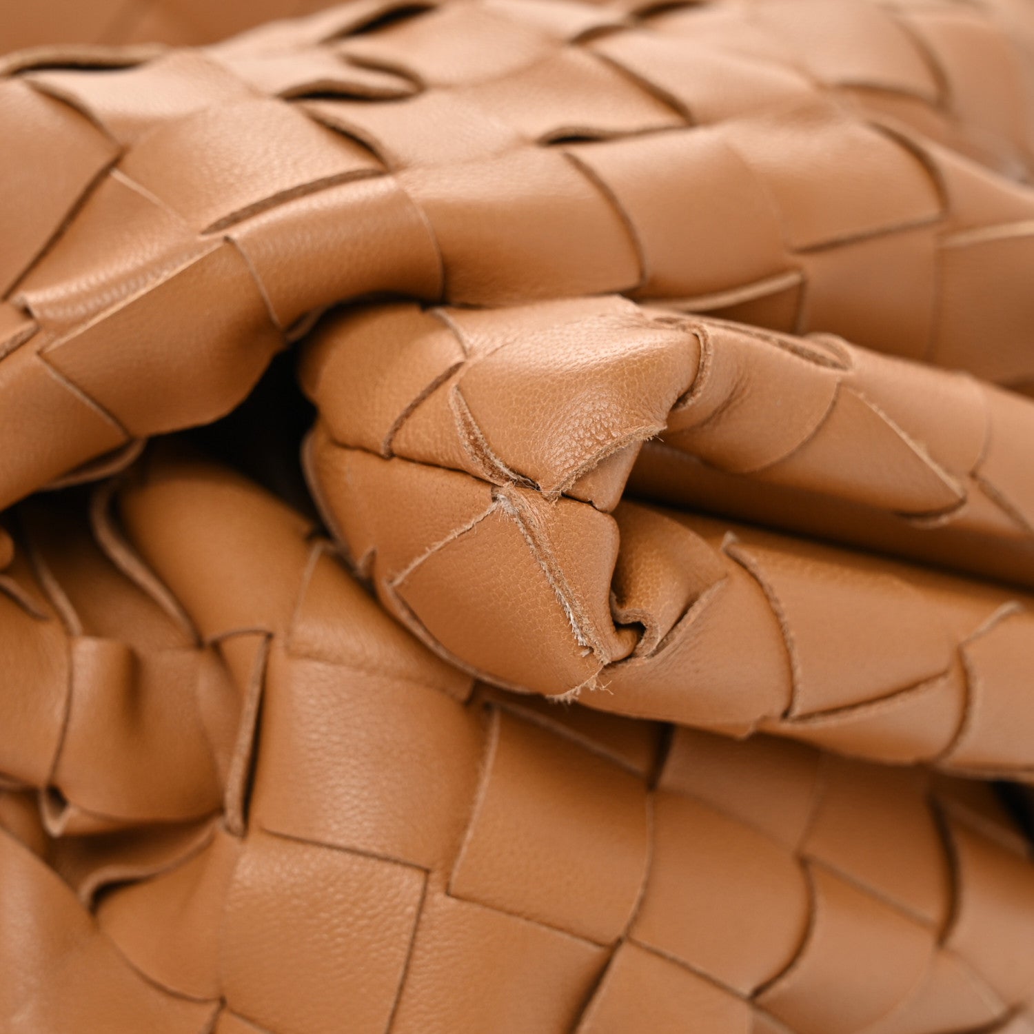 Bottega Veneta Nappa Maxi Intrecciato The Pouch Oversized Clutch Almond 11 of 11