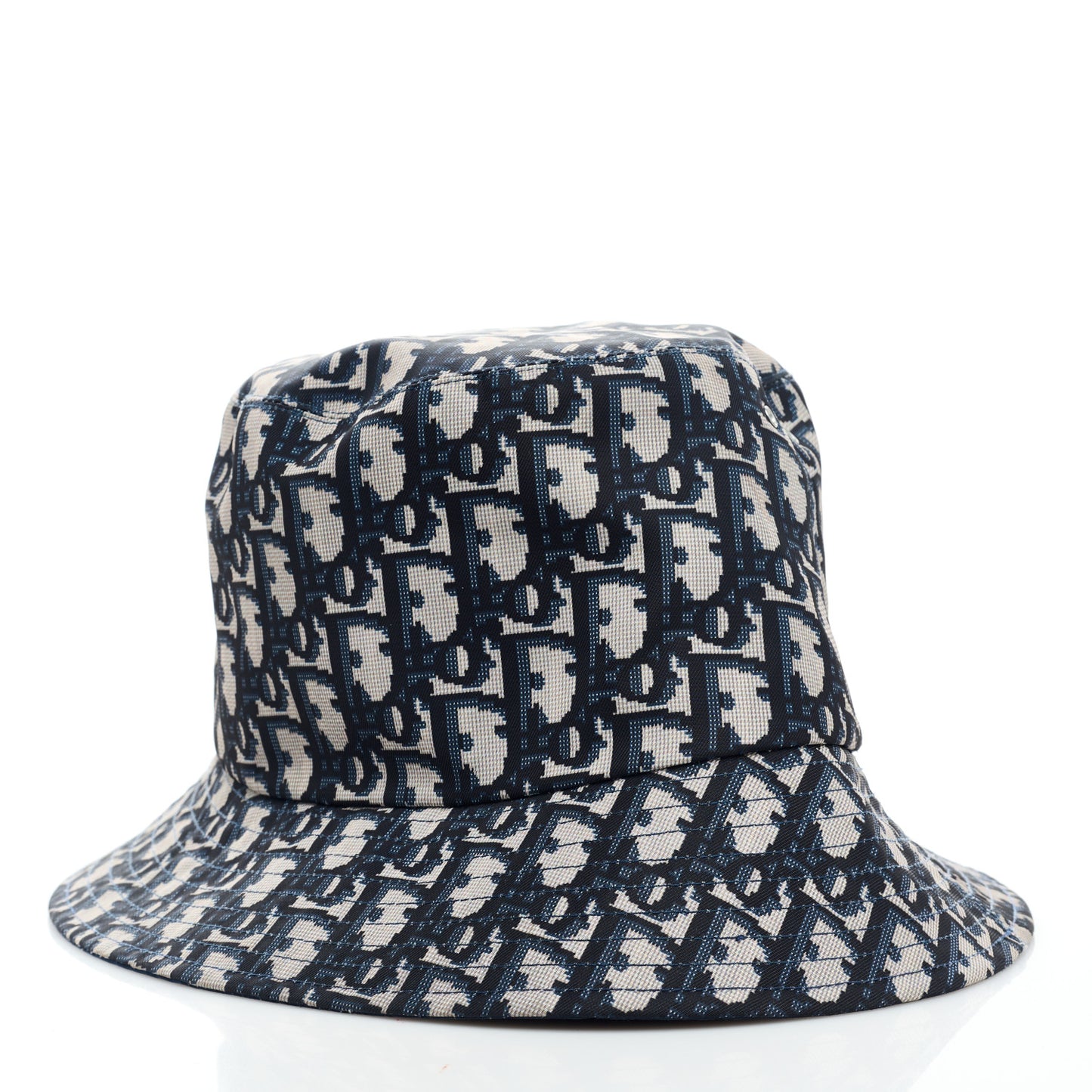 Oblique Reversible Teddy-D Brim Bucket Hat Blue