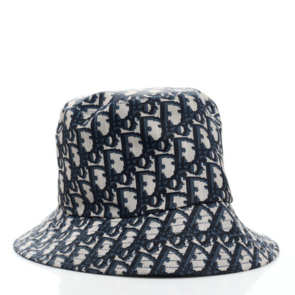 Christian Dior Oblique Reversible Teddy-D Brim Bucket Hat Blue 3 of 5