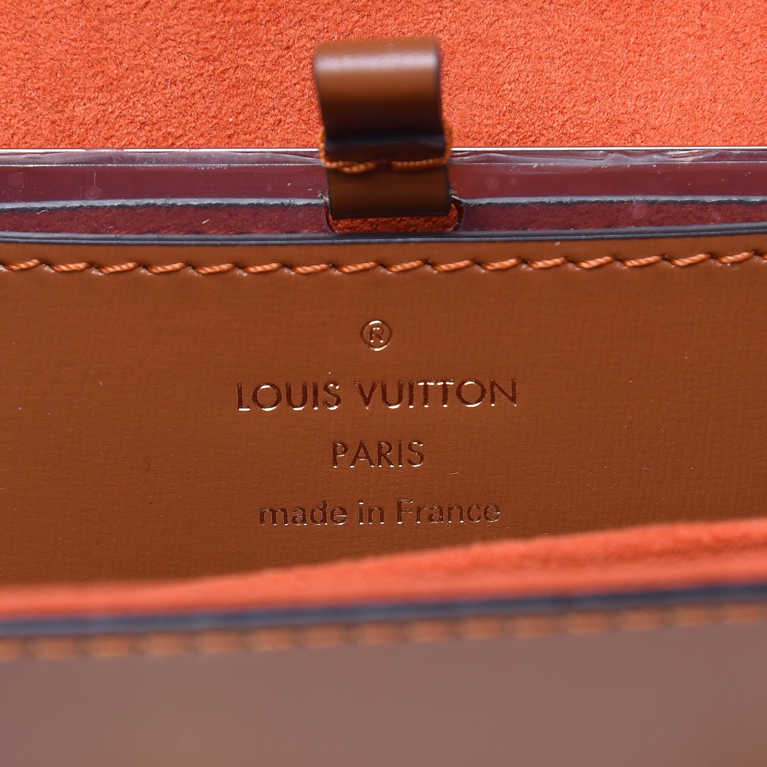 Louis Vuitton Calfskin Catogram Twist Shoulder Bag MM Marron 6 of 9