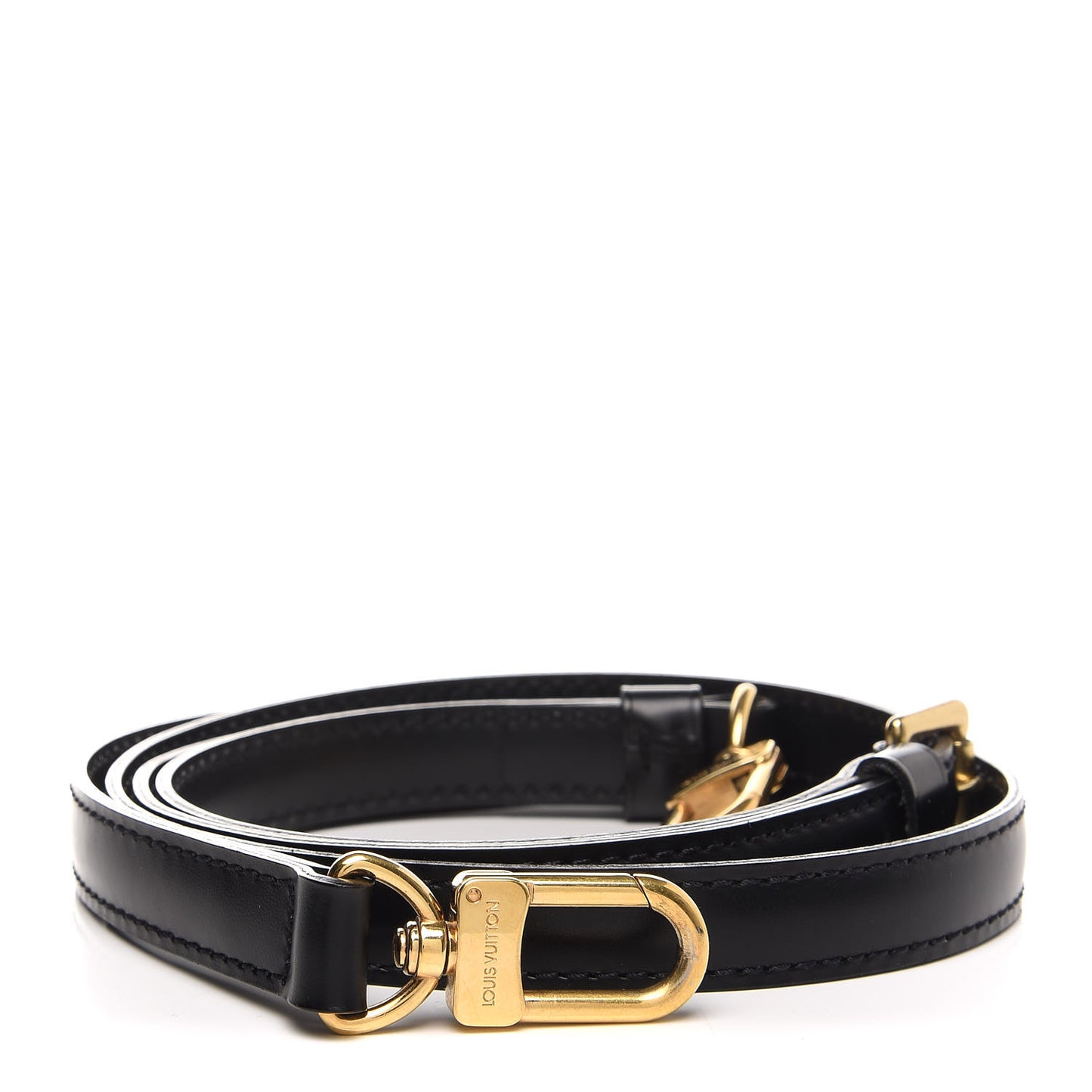 Calfskin 16mm Adjustable Shoulder Strap Black