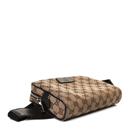 Gucci Monogram Belt Bag Dark Brown 4 of 12