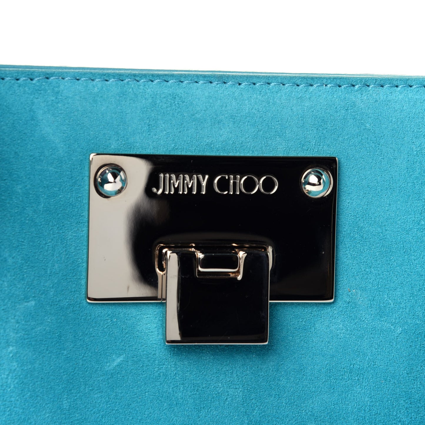 Suede Riley Tote Turquoise