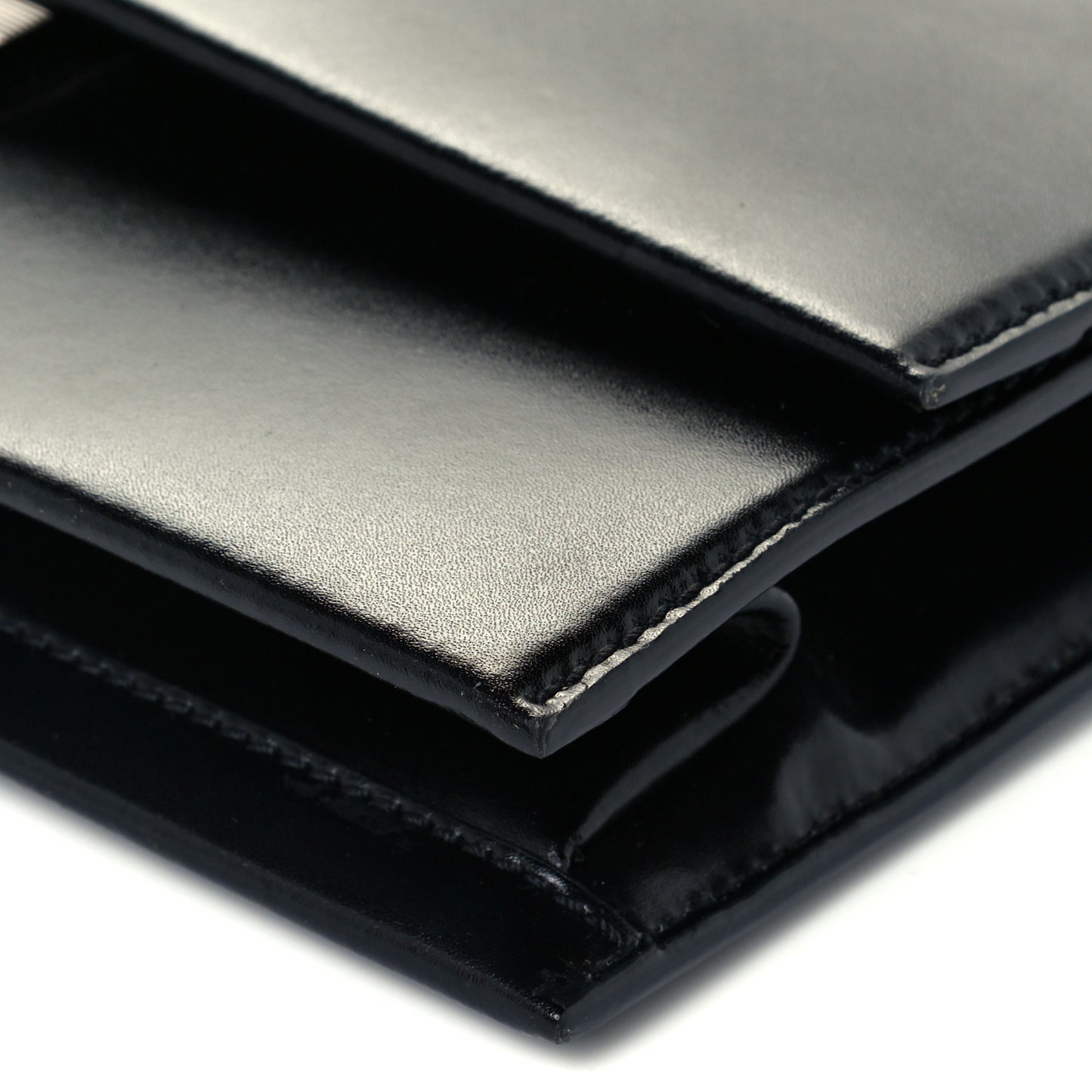 Calfskin Medium Chain Babylone Black