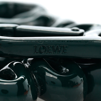 Loewe Varnished Metal Anagram Bag Charm Key Holder Black 4 of 4